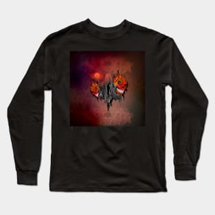 Awesome skeleton with skulls Long Sleeve T-Shirt